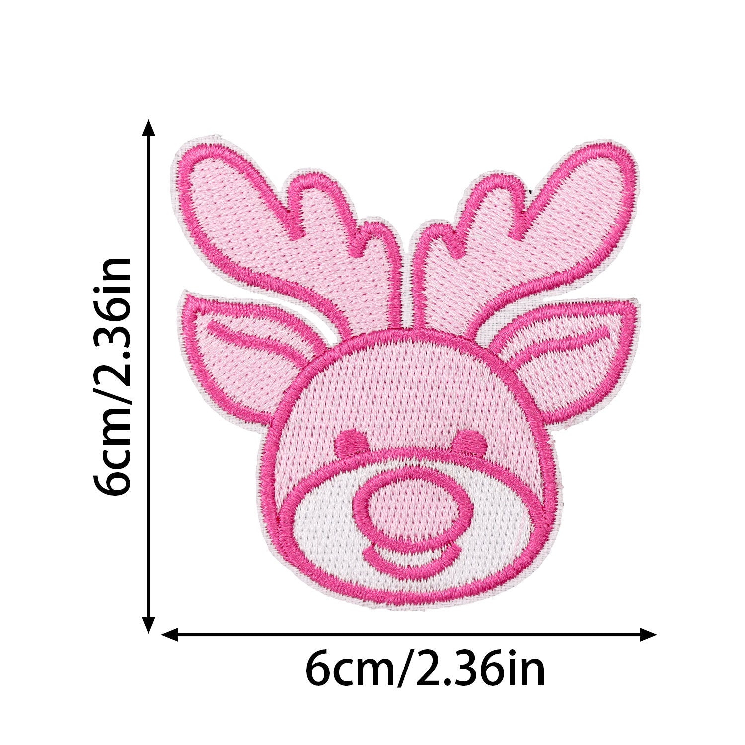 Wholesale Pink Christmas Series Embroidered Patch